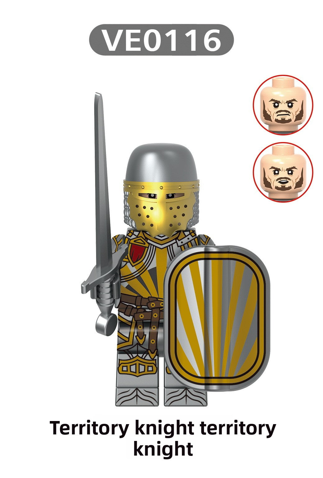Medieval Knights and Imperial Guards Custom Collectible Minifigure