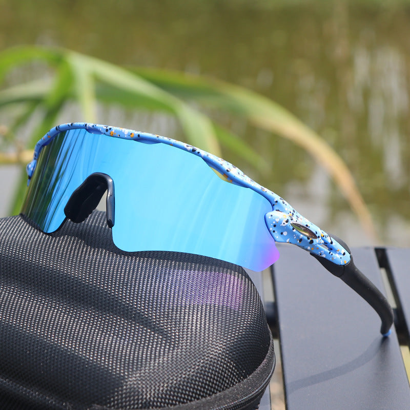 TR90 Sports Riding Sunglasses UV400 Protection Half Frame