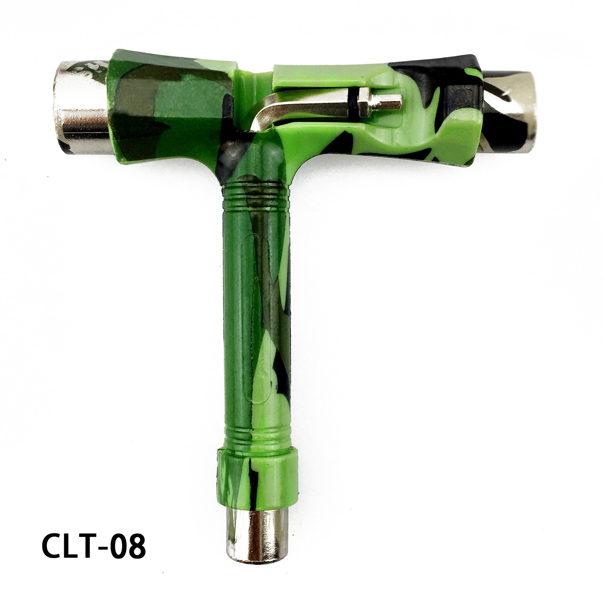 Multi-functional skateboard T-shaped tool
