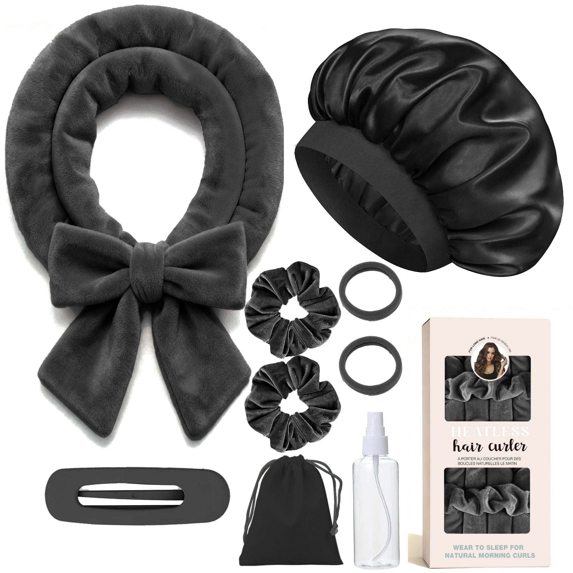 Soft Butterfly Bow Sleep Hair Coiler