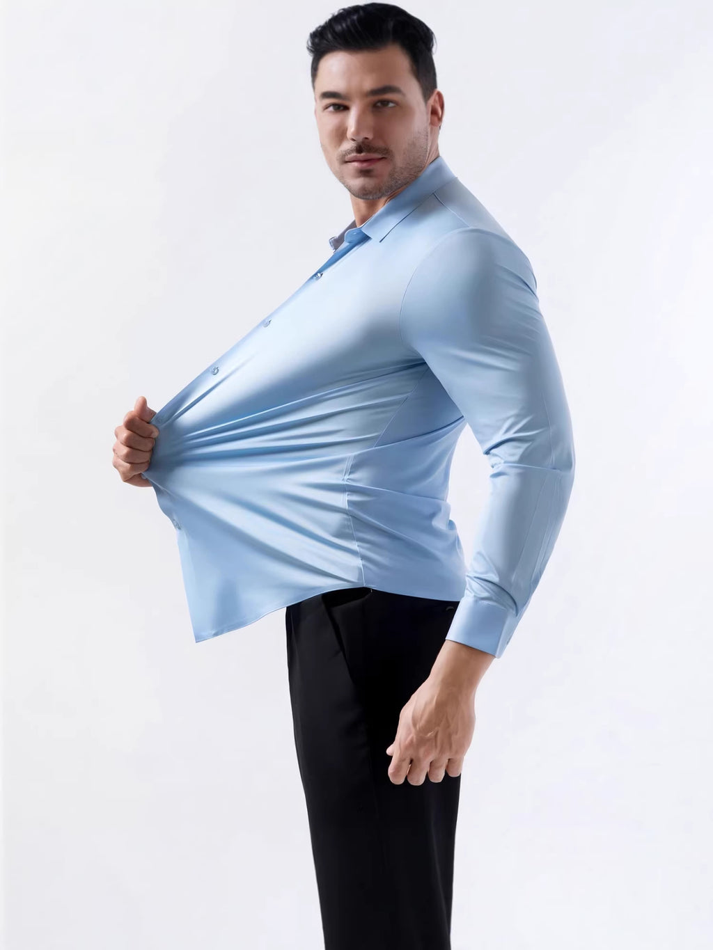 Stretch Wrinkle Resistant Mens Shirt