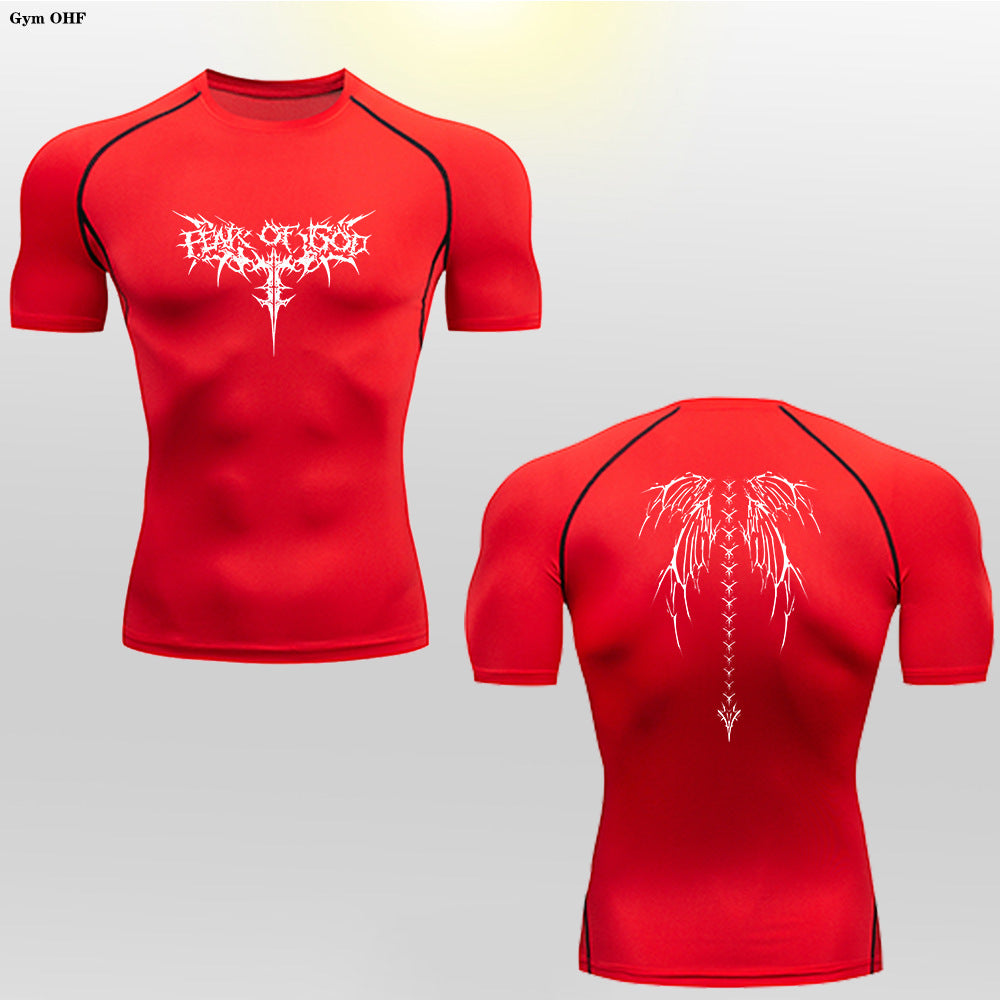 Anime Print Sports T-Shirt