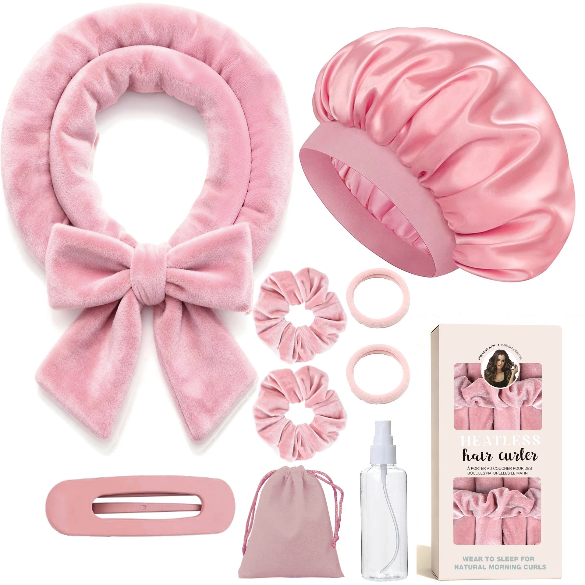 Soft Butterfly Bow Sleep Hair Coiler