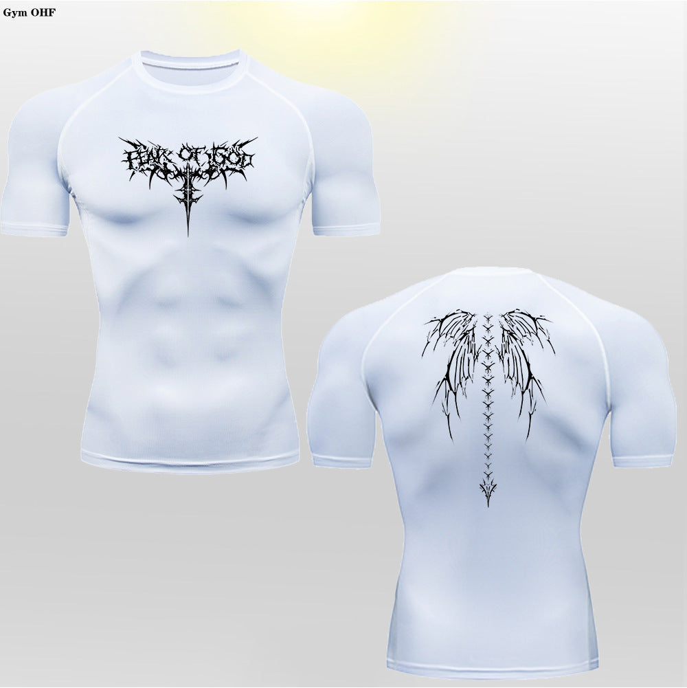 Anime Print Sports T-Shirt