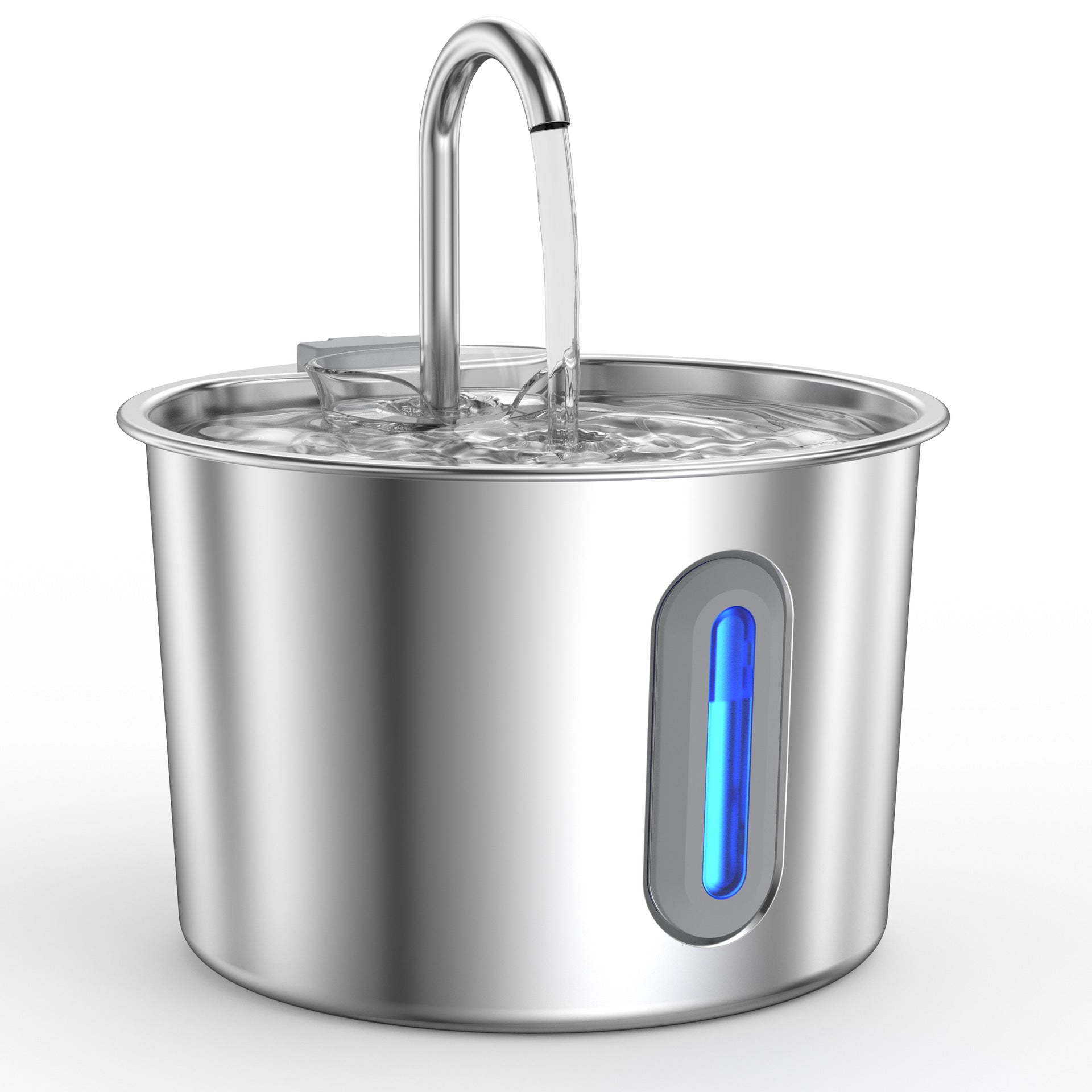 Stainless Steel Smart Pet Water Fountain | 2.2L Quiet Automatic Cat & Dog Dispenser