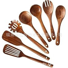 Acacia Wood 9-Piece Kitchen Utensil Set