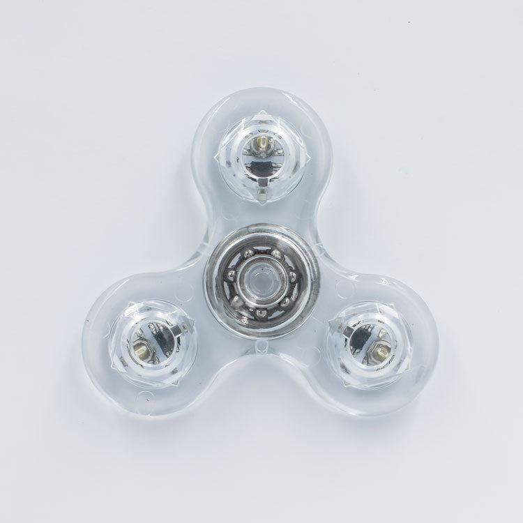 Crystal Fidget Spinner – Light-Up Stress Relief Gyro Toy for Focus & Relaxation