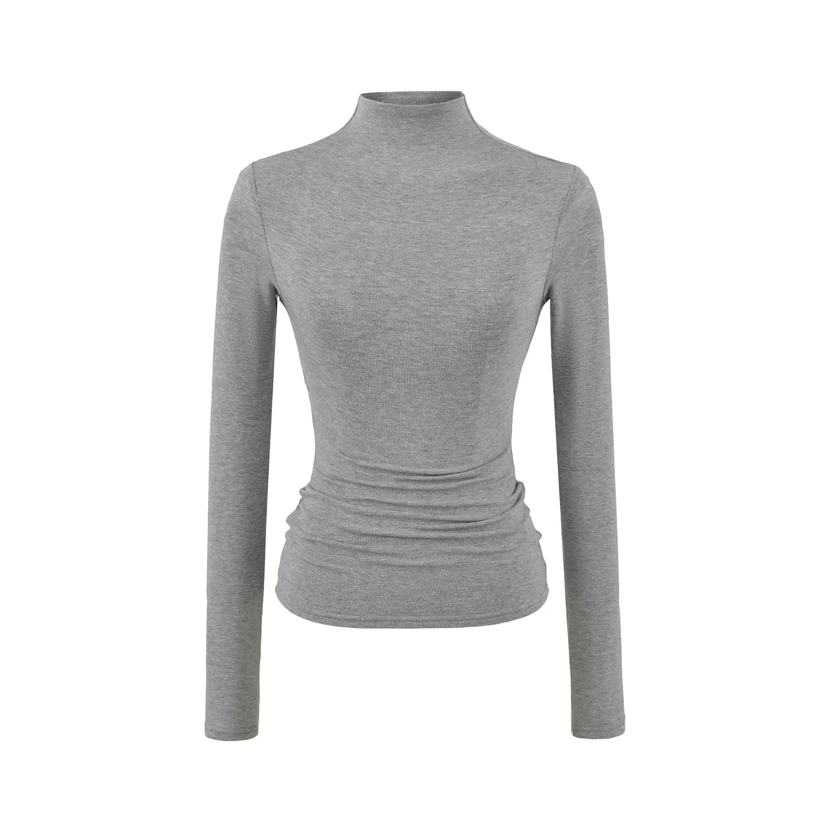 Women's Slim Fit Long Sleeve Turtleneck Shirt