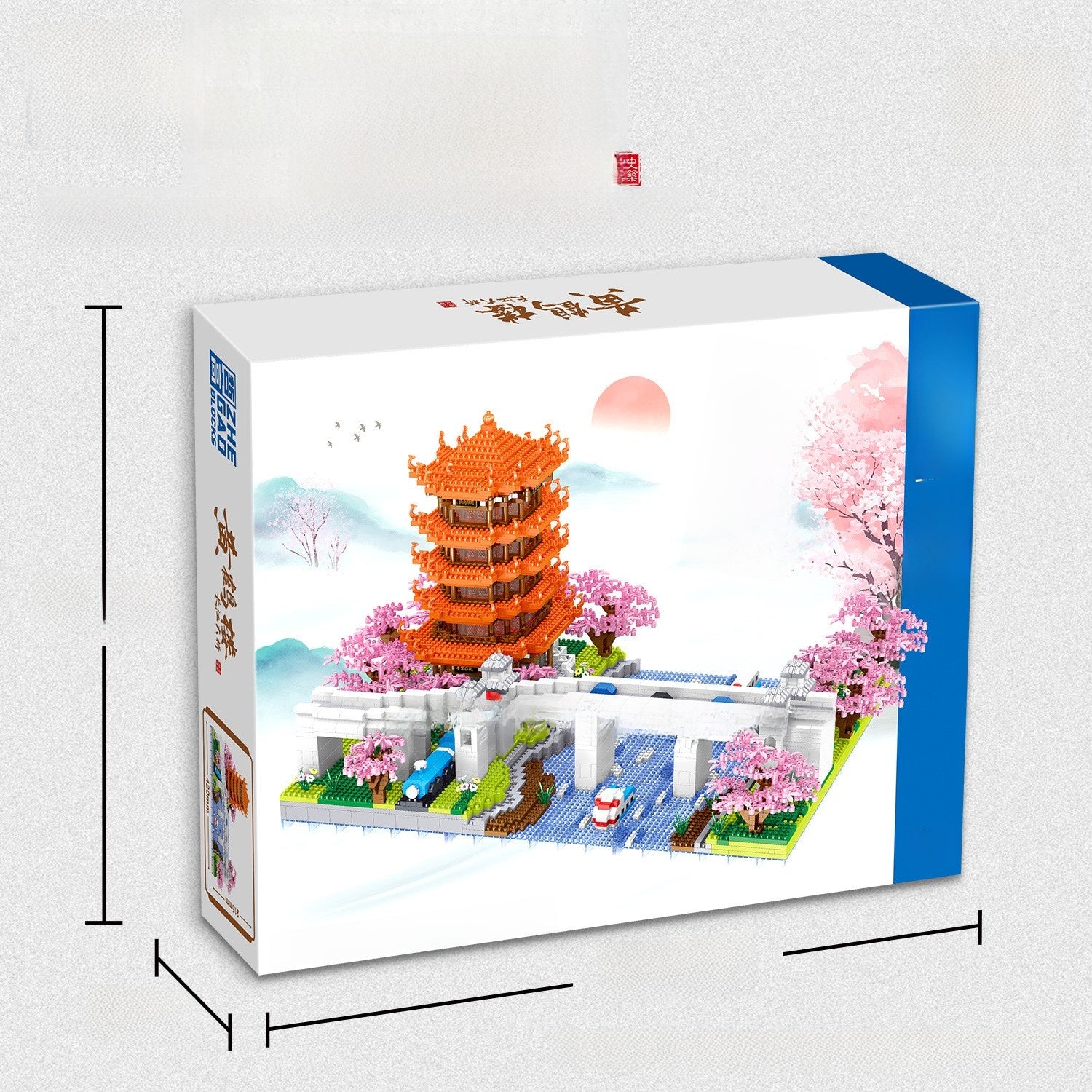 Imperial Architectural Series Micro-Diamond Landmark Exhibition Set