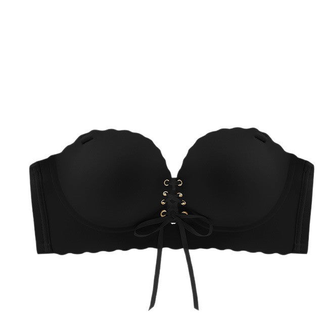 Luxury Contour Pull-String Lifting Bra – 3/4 Cup Satin & Cotton Ergonomic Shaping Intimate with Detachable Straps