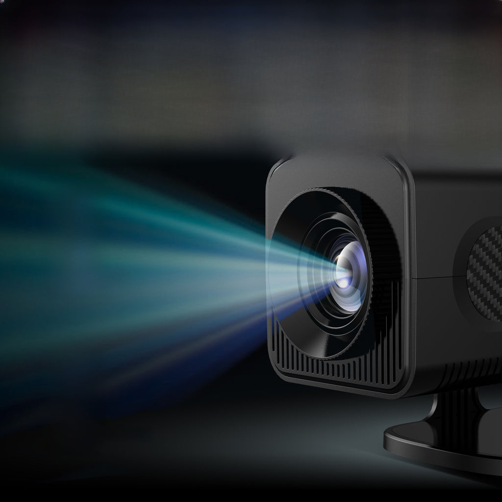 2-in-1 Smart 1080 Gaming Projector | Portable Home Theater with 2 Wireless Controllers