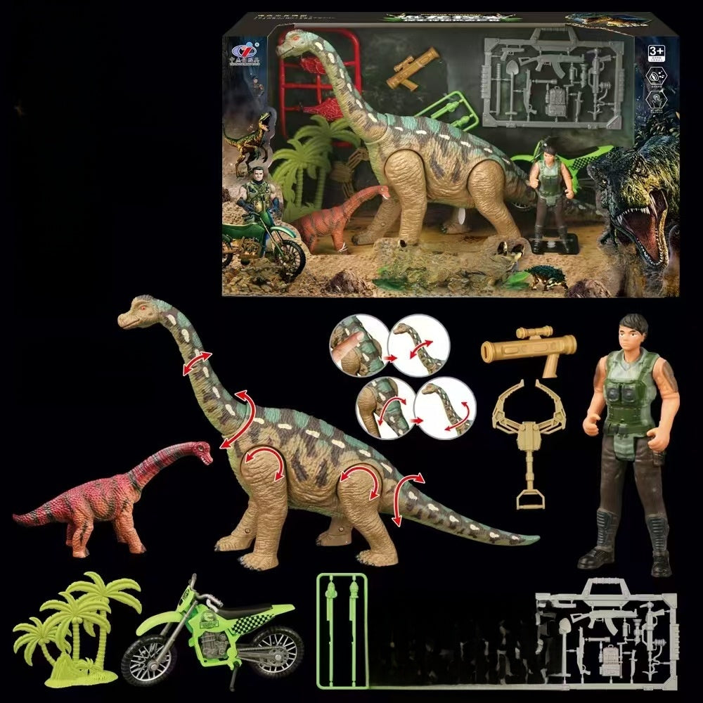 Large Remote Control Dinosaur Toy with Sound and Light