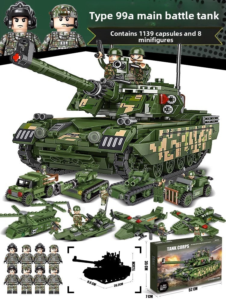 Military Tank Building Blocks Set