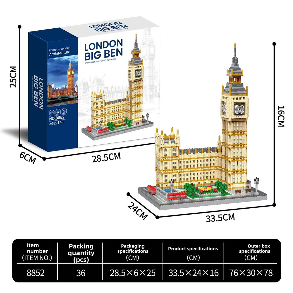 Micro-particle building block toys