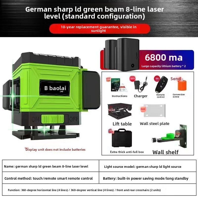 Green Laser Level for Construction and Surveying