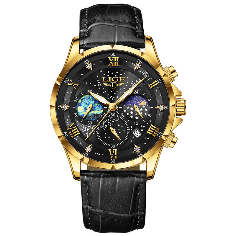 Waterproof Luminous Quartz Watch