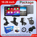 10.26 "Wireless CarPlay & Android Auto Screen | 4K Dual Dash Cam