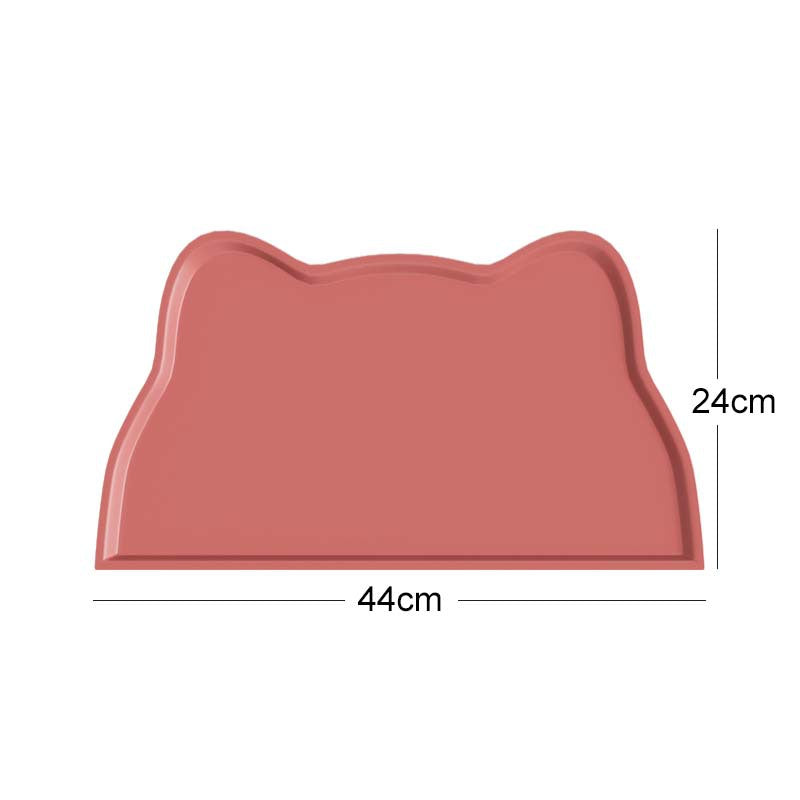 Silicone pet feeding mat