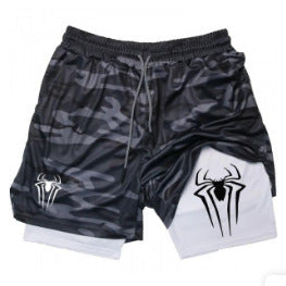 Fashion Print Double Layer Adult Beach Pants