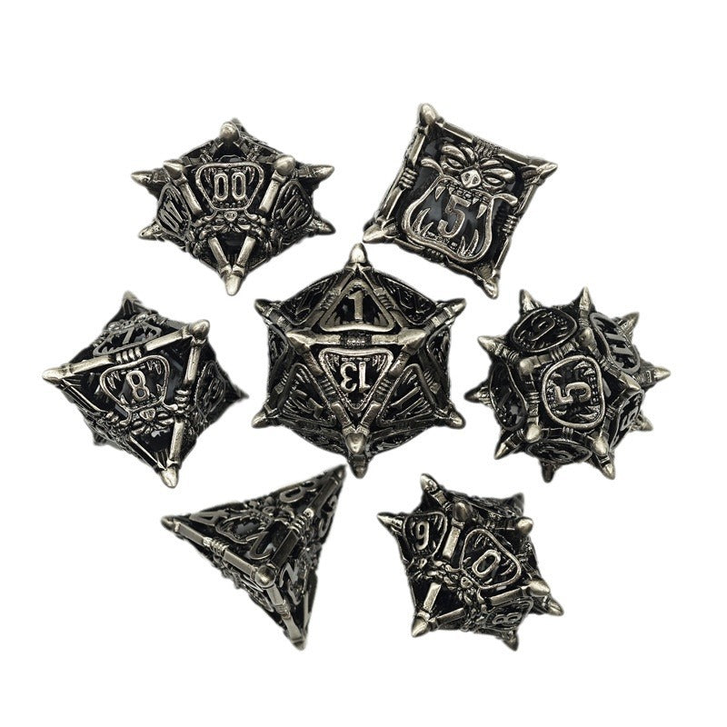 Hollow Metal 20-Sided Dice for Tabletop Games