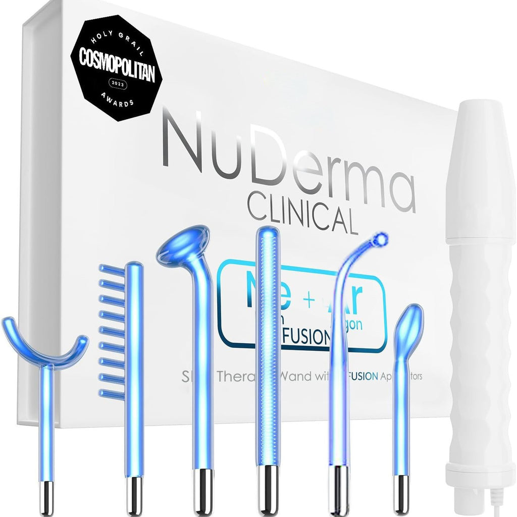 Portable High Frequency Electrotherapy Beauty Device