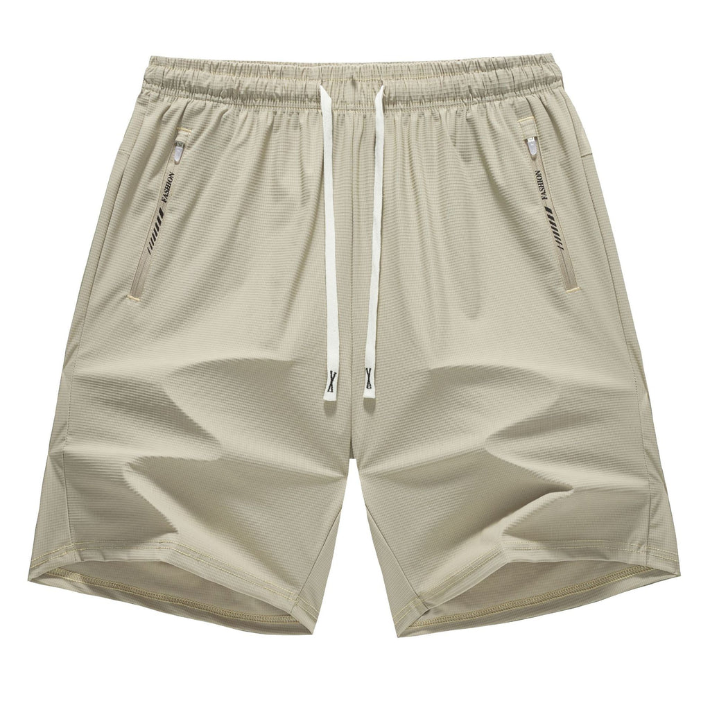 Mens Quick Dry Elastic Waist Sport Shorts