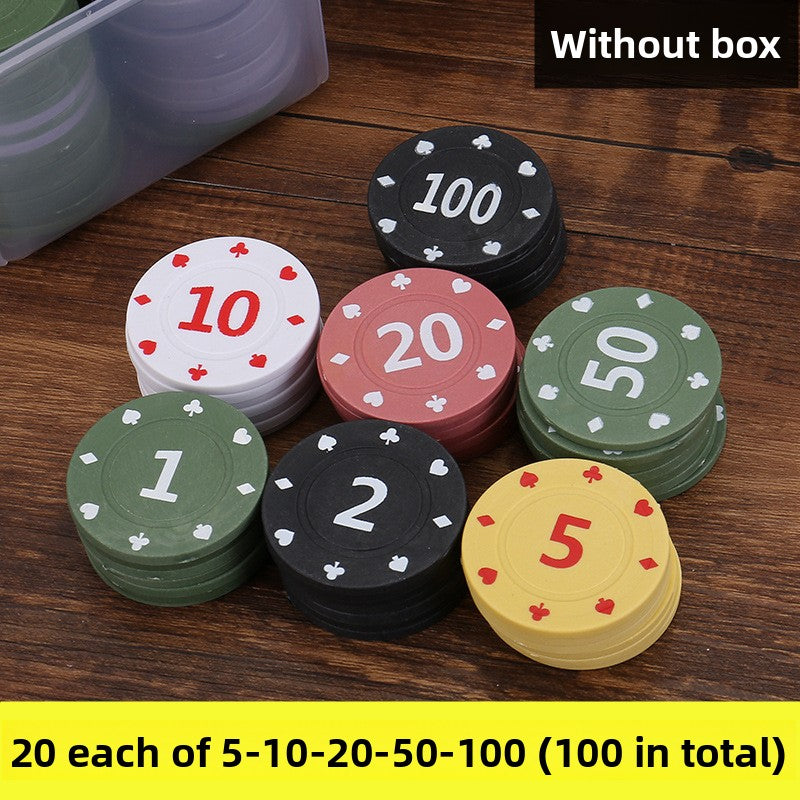 Plastic Poker Chips for Card Games