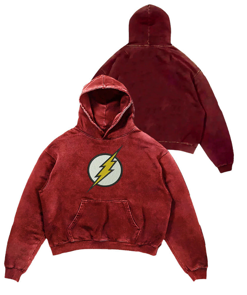 Hero Verse Men's Digital Print Hoodie | Relaxed Fit Streetwear Pullover