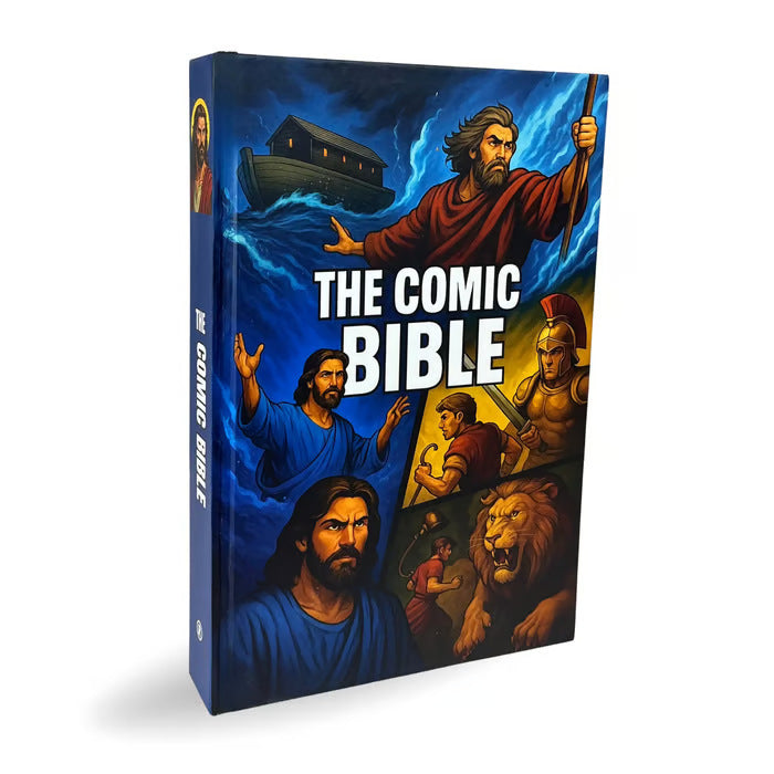 Comic Bible Action Illustration Book