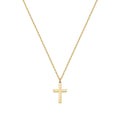 Simple Geometric Cross Pendant Necklace