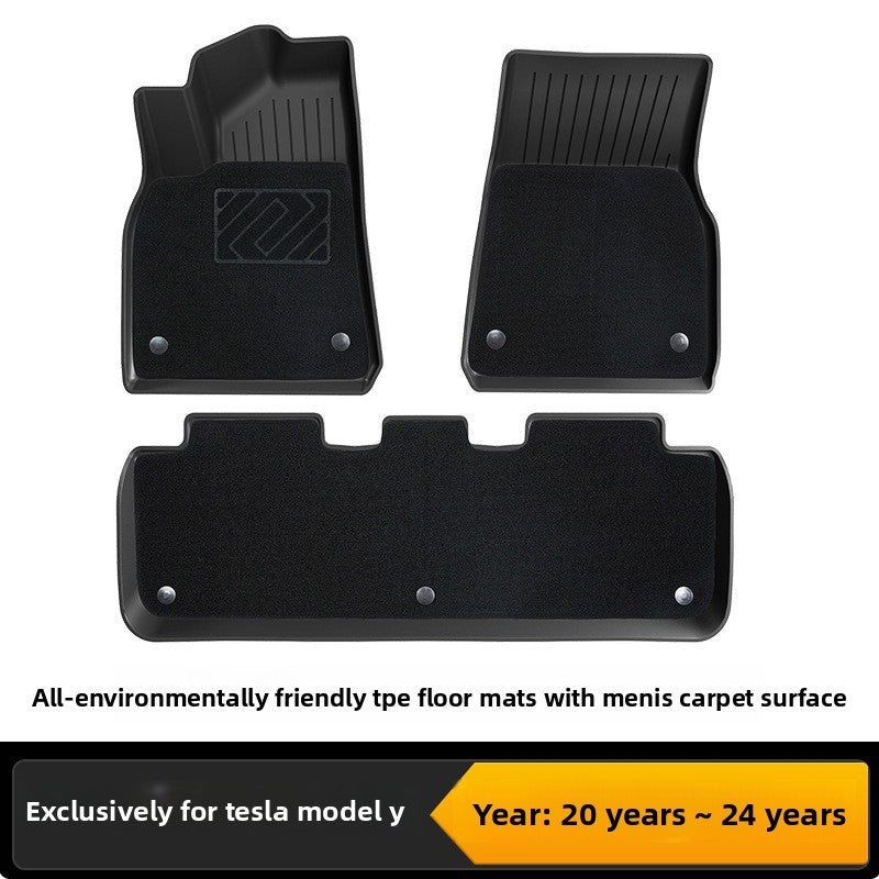 Tesla Model 3/Y Custom Fit TPE All-Weather Floor Mats