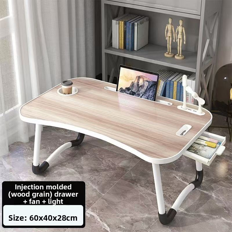Foldable Bed Desk with Multi-Functional Design