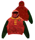 Hero Verse Men's Digital Print Hoodie | Relaxed Fit Streetwear Pullover