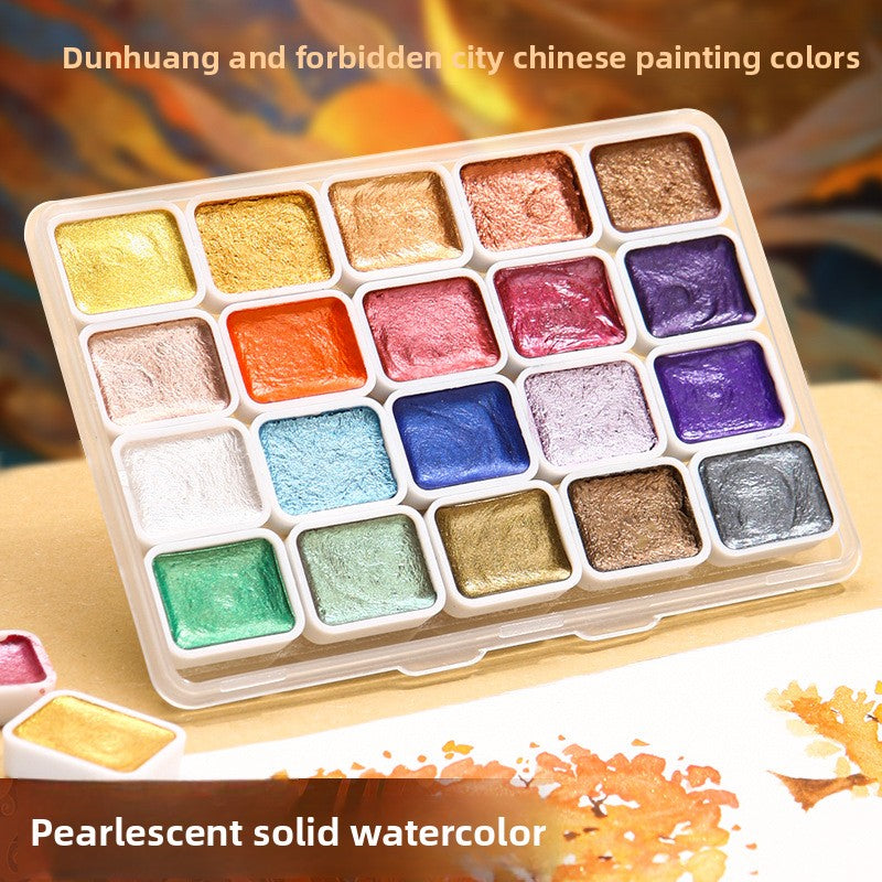 Color-changing thangka tracing gold filling