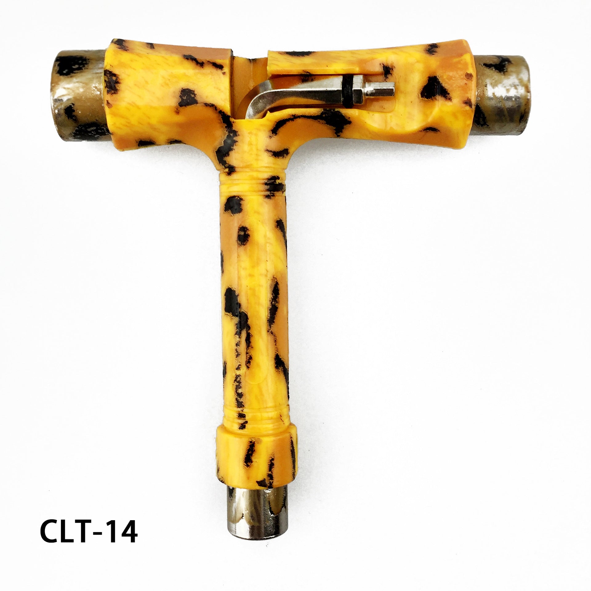 Multi-functional skateboard T-shaped tool