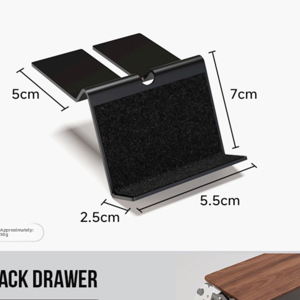 Computer Desktop Storage Pad Elevated