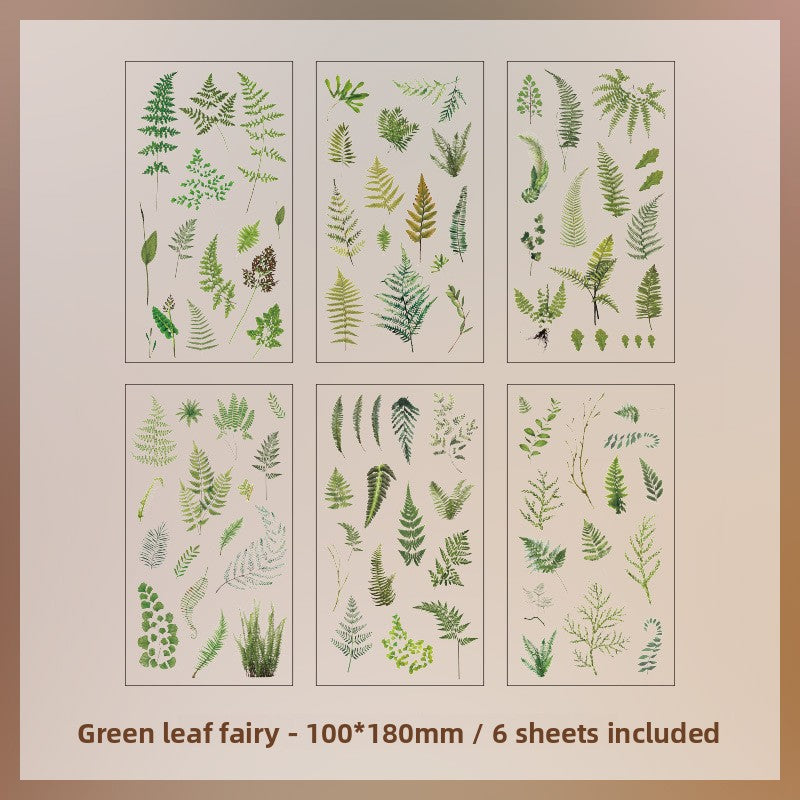 Nature Series PVC Sticker Sheets