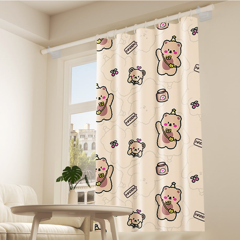 Recommendation: Damage-Free No-Drill Semi Blackout Curtains – Decorative Print Window Drapes for Easy Installation