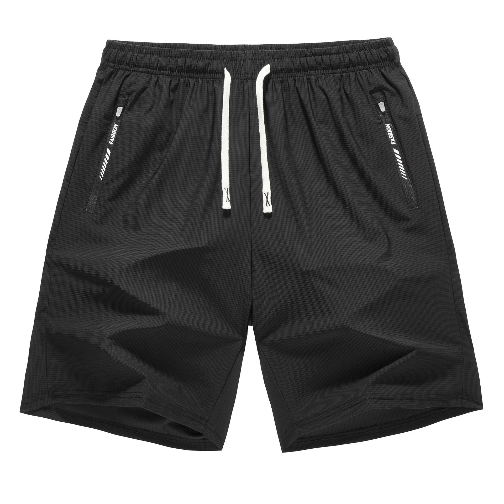 Mens Quick Dry Elastic Waist Sport Shorts
