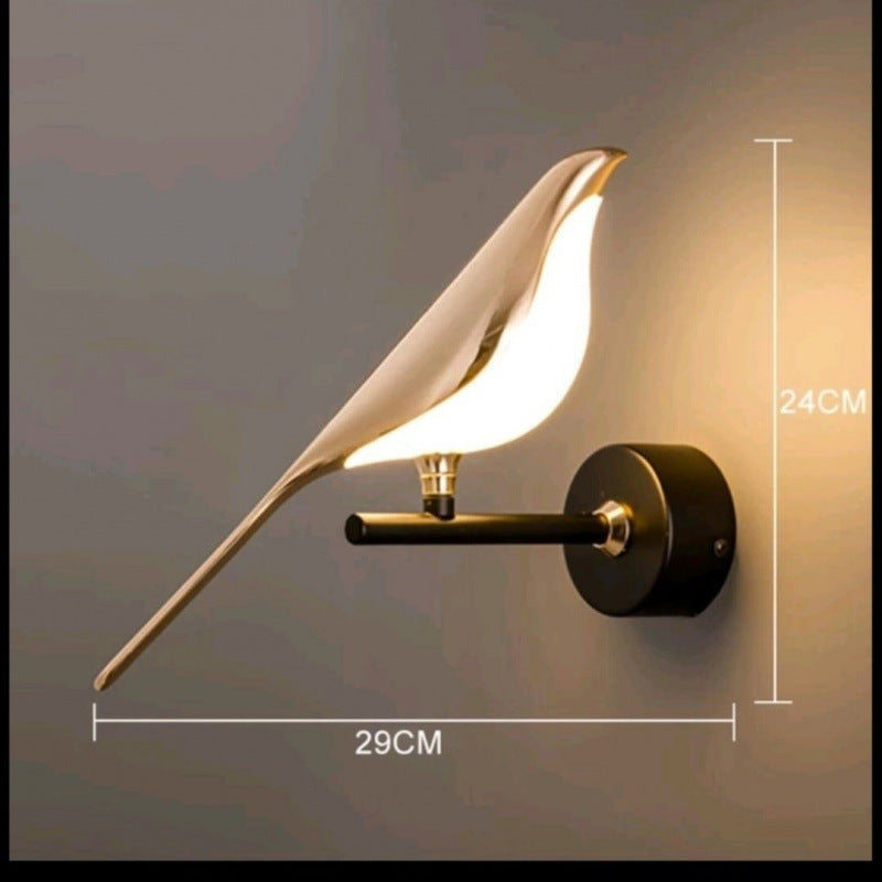 Scandinavian Bird Wall Lamp