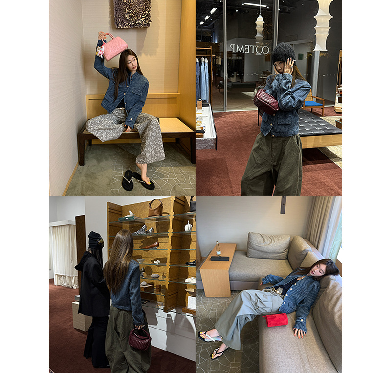 Women's Vintage Denim Collar Jacket