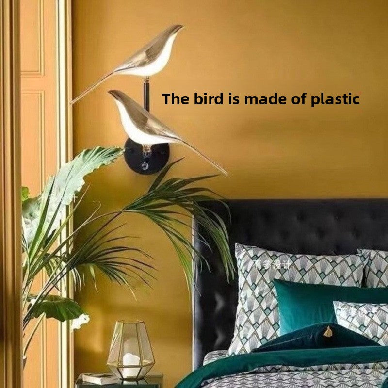 Scandinavian Bird Wall Lamp