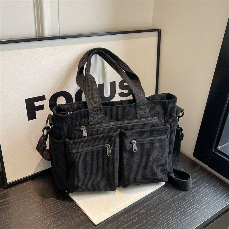 girl corduroy handbag