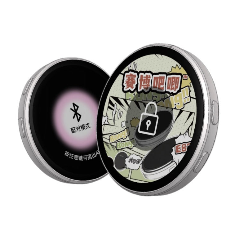 Anime Electronic Badge with Touch Screen Bluetooth