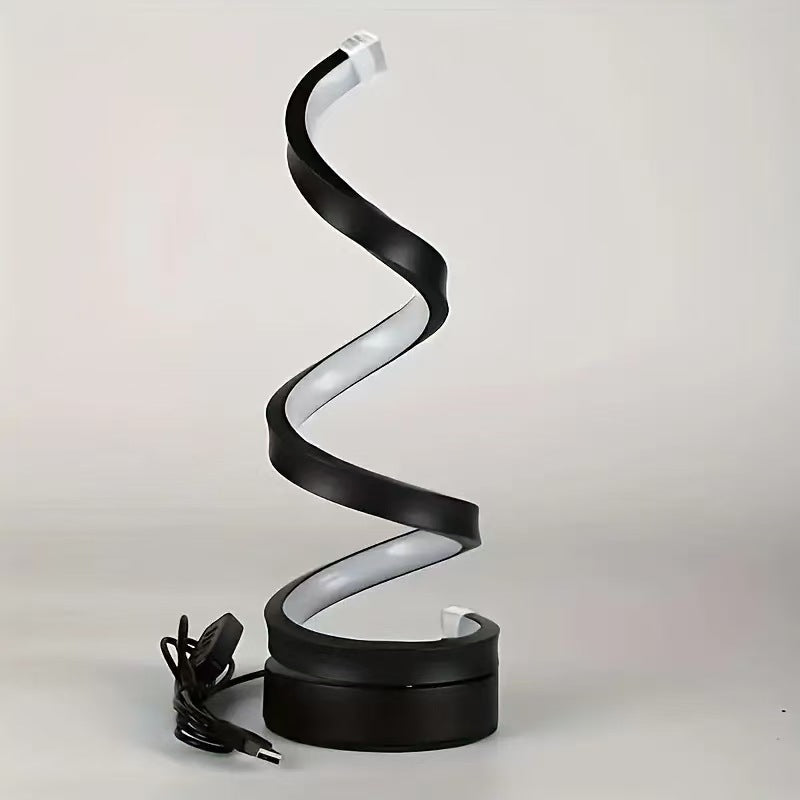 Adjustable Spiral USB Desk Lamp
