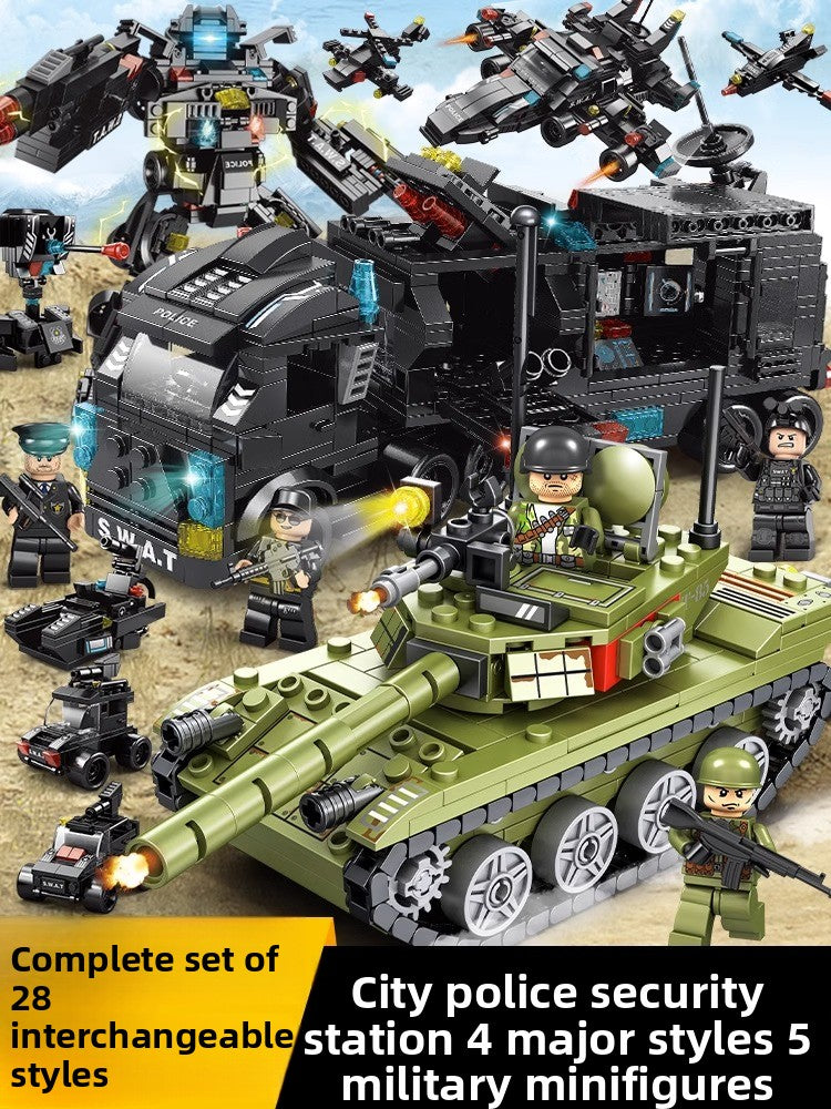 Military Tank Building Blocks Set