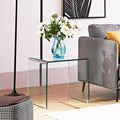 rectangular glass coffee table