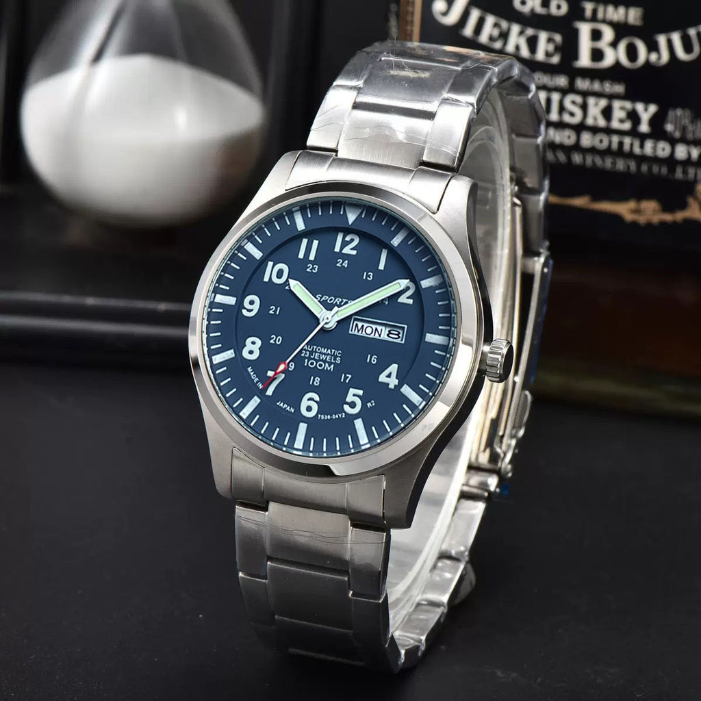 Mens Calendar Sport Wristwatch
