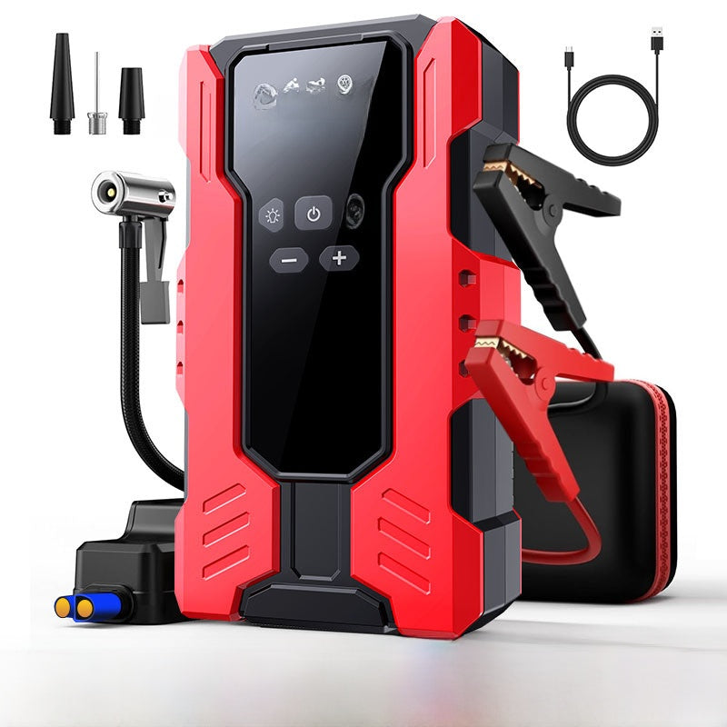 3-in-1 Portable Car Jump Starter & Air Compressor | 12V Battery Pack Power Bank