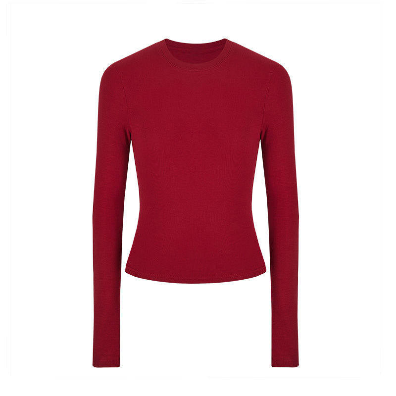 Womens Long Sleeve Round Neck T-Shirt